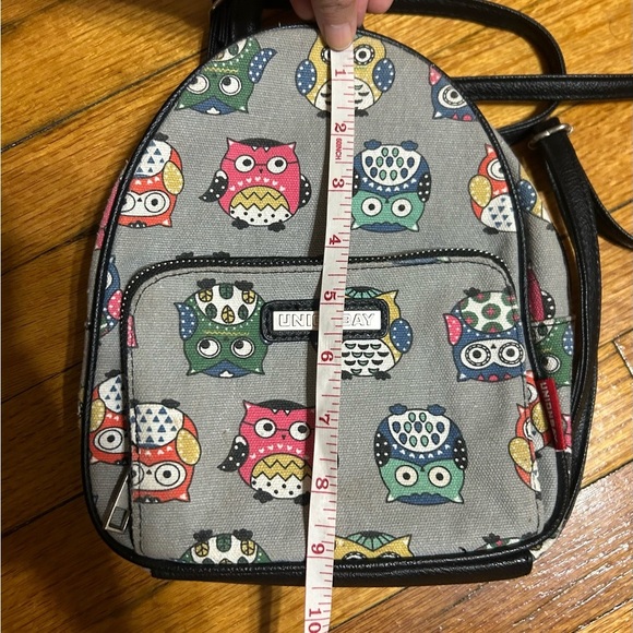 Vintage Union Bay Backpack Womens Purse Owls  Y2K Boho School - Picture 6 of 9